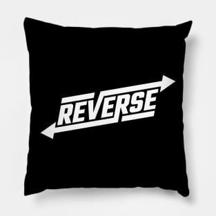 black white reverse typography, vector illustration. Pillow