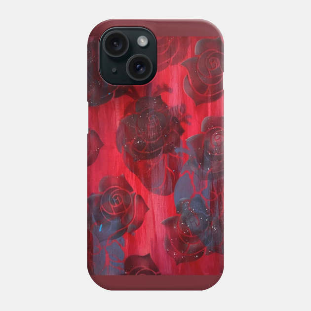 Rose are red hearts are blue Phone Case by MaskMan