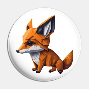 Tangram Fox Pin