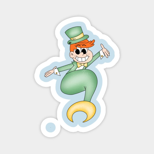 Leprechaun Mermaid Magnet by JennaBunnies