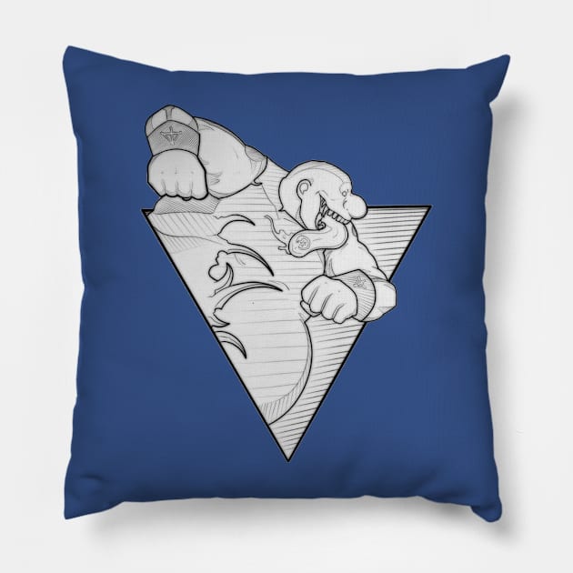 gluttony Pillow by boxermaniac