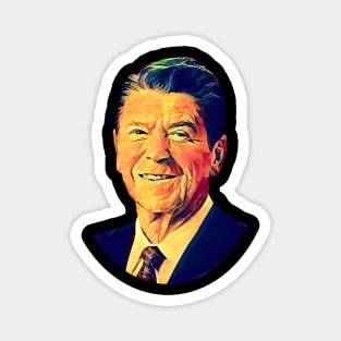 Ronald Reagan Polypaint Magnet