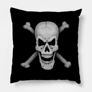 Skull & Crossbones (detailed) Pillow
