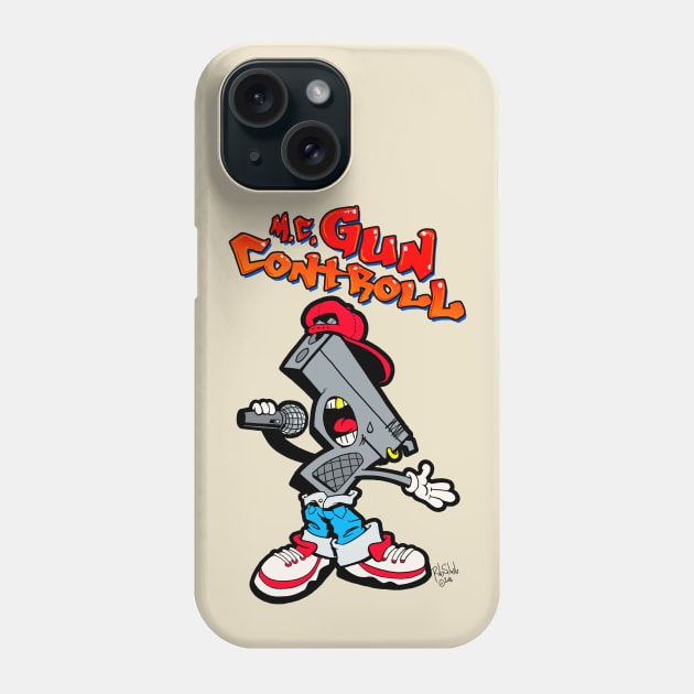 M.C. GUN CONTROL Phone Case by RobSchrab