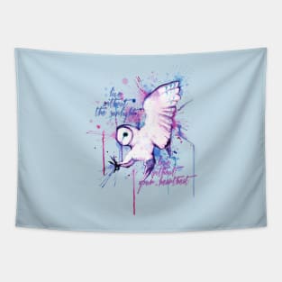 Live Without The Sunlight Owl Tapestry