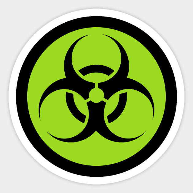 Stickers TOXIC WASTE - symbol