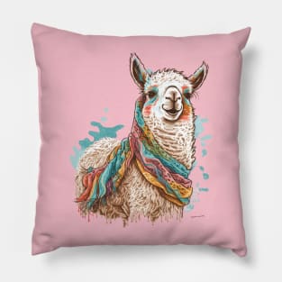 Llama Fiesta Pillow