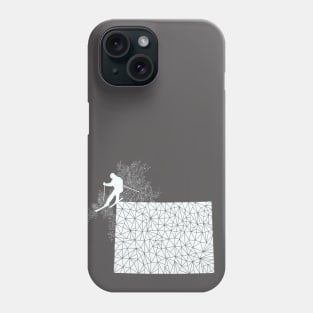 Geometric Ski Colorado Skier Phone Case