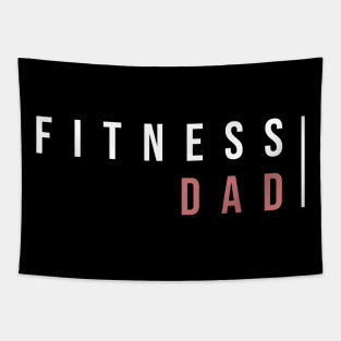 FITNESS DAD (DARK BG) | Minimal Text Aesthetic Streetwear Unisex Design for Fitness/Athletes, Dad, Father, Grandfather, Granddad | Shirt, Hoodie, Coffee Mug, Mug, Apparel, Sticker, Gift, Pins, Totes, Magnets, Pillows Tapestry