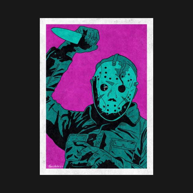 JASON VOORHEES - Friday the 13th (Pop Art) by Famous Weirdos