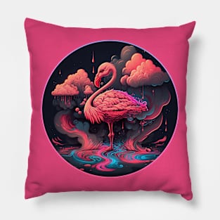 Pink Flamingo Pillow