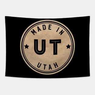 Made In Utah UT State USA Tapestry