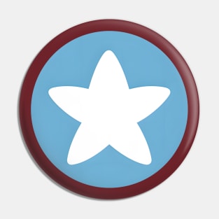 white northern star Pin