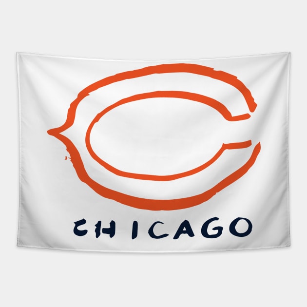 Chicago Beaaaars Tapestry by Very Simple Graph