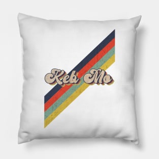 retro vintage color Keb Mo Pillow