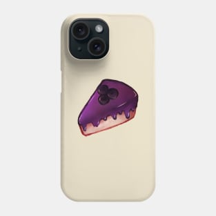 blueberry jam with blueberry fruit cake Phone Case