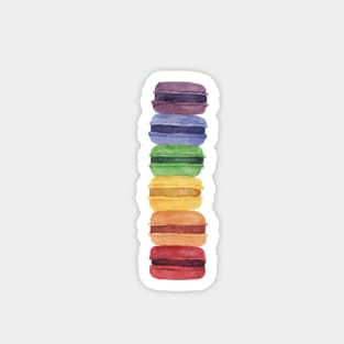 Rainbow Macaron Magnet