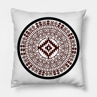 pirot mandala Pillow