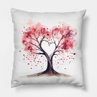 Heart Shaped Tree Pillow