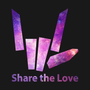 Share The Love Galaxy T-Shirt