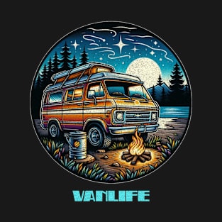 Starry night Vanlife T-Shirt