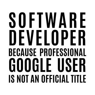 Software Developer T-Shirt