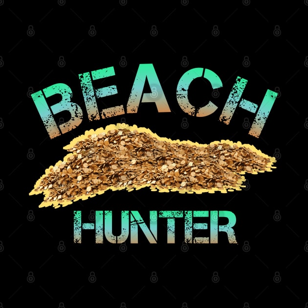 Beach Hunter metal detecting by Coreoceanart