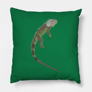 Green Iguana Pillow