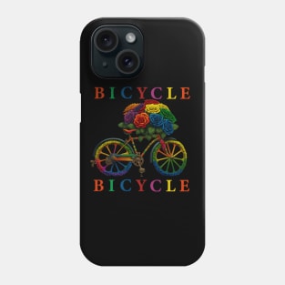 Floral Bicycle Art Phone Case