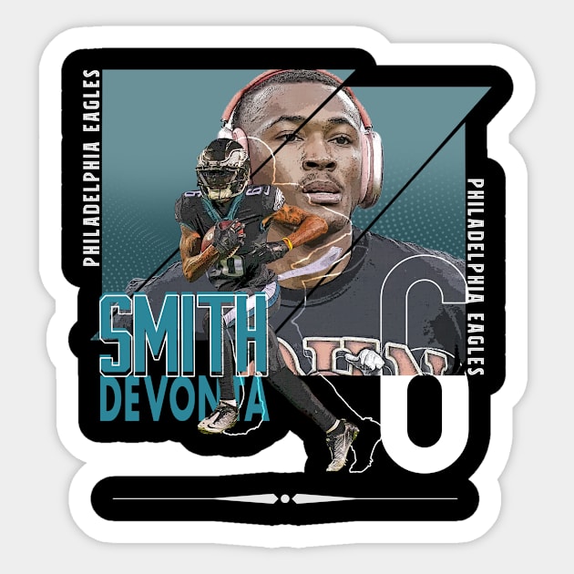 NFL Philadelphia Eagles Devonta Smith Poster Wall Art Philadelphia