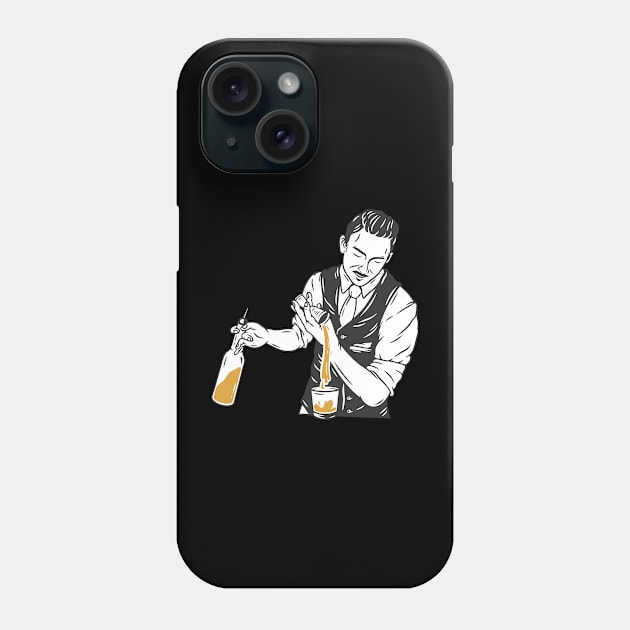 The Bartender Phone Case by Shankara