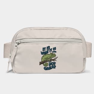 It Is What It Is And It Is Not Great Sarcastic Quote Bag