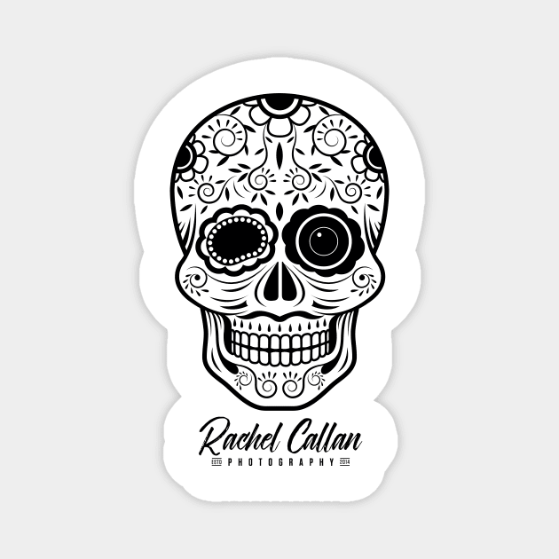 Sugar Skull Camera Magnet by RachelCallanPhotography