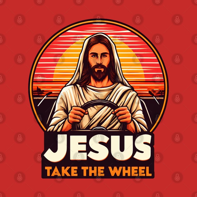 Jesus Take The Wheel by Plushism