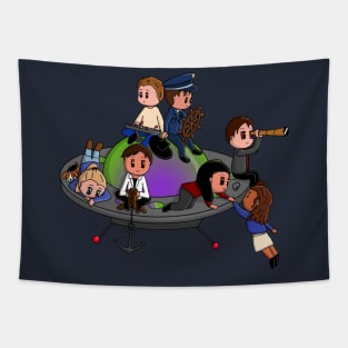 Team Roswell Going To Space Tapestry