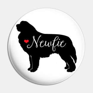 Newfie Love Newfoundland Dog Breed Classic Blue Pin