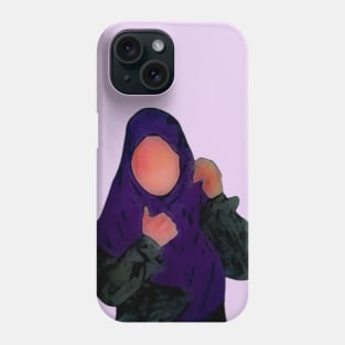 Hijabi - Muslimah - Hijab Hand drawn - Hijab Girl Phone Case