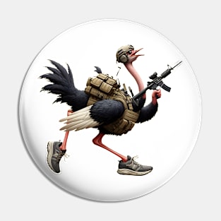 Tactical Common Ostrich Pin