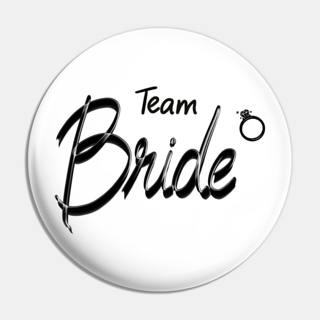 Team bride for bridesmaid Pin by Ohsome Designs