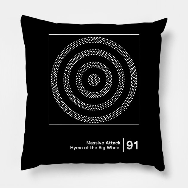 Hymn of the Big Wheel - Minimalist Graphic Artwork Design Pillow by saudade