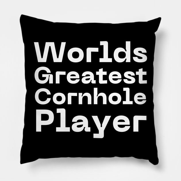 Cornhole Tournament Pillow by HobbyAndArt