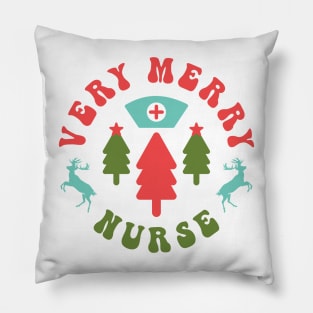 Very merry nurse Pillow