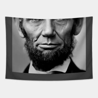 Abraham Lincoln Facemask Tapestry