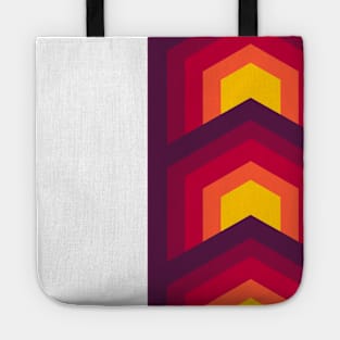 Abstract Geometric Pattern in Bright Colors Tote