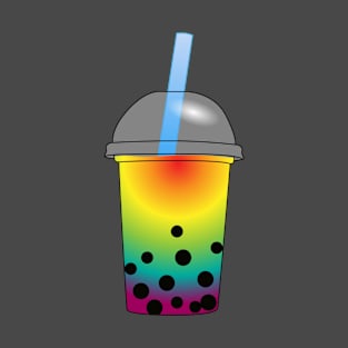 Gay Boba (Blue Straw) T-Shirt