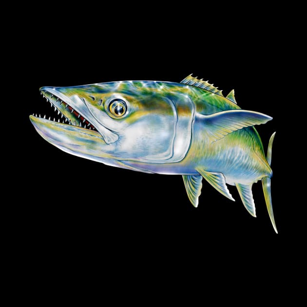 King Mackerel by Tim Jeffs Art