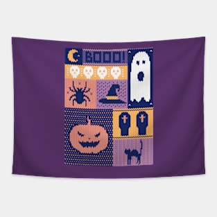 Ugly Halloween Sweater Tapestry