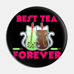 Best Tea Forever - Bubble Tea Pin