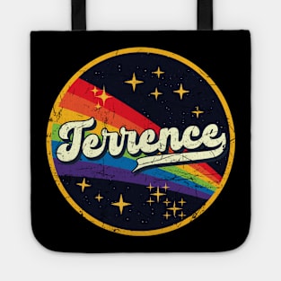 Terrence // Rainbow In Space Vintage Grunge-Style Tote