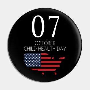 child health day, america in 7 october Pin